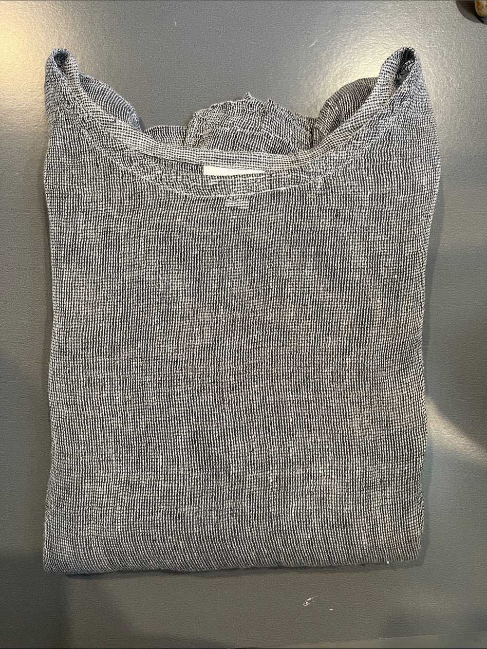 J. Jill Light Gray Linen Tunic - Picture 8 of 8